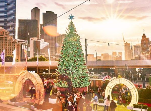 Christmas Dreamland Projections Melbourne City