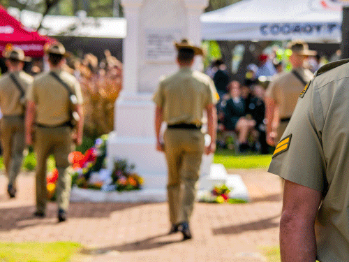 ANZAC Day parking for dawn service and marching parades